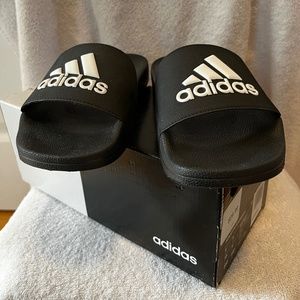 Black Adidas Slides